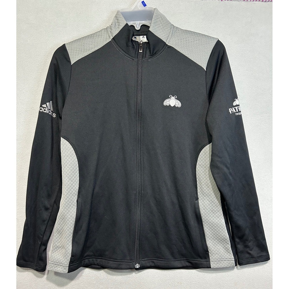 Adidas Patrón Tequila Track Jacket Womens Size XL Full Zip Black Gray Collab NWT